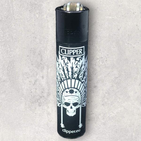 Indian Skulls Clipper Feuerzeug  4/4